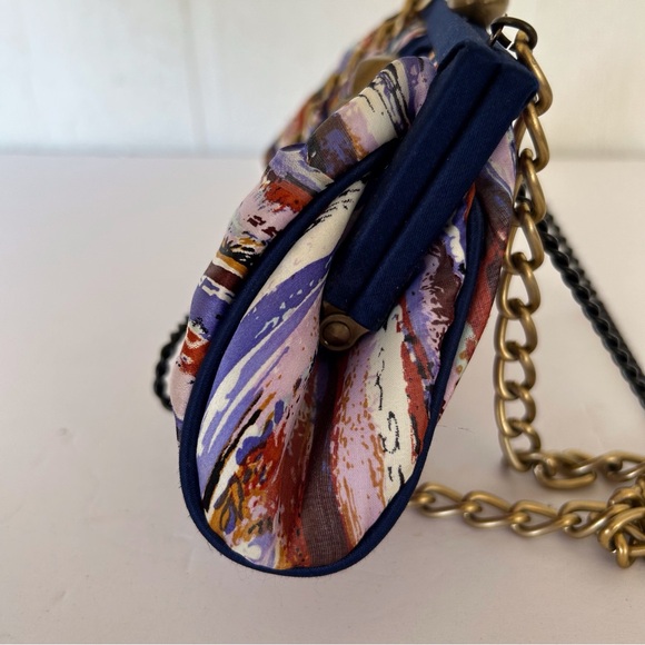 ARIA BY MARY FRANCES SATIN SHOULDER BAG - Picture 8 of 12